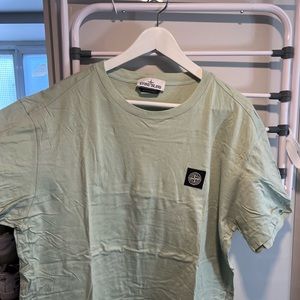 Stone Island Sage Garment-Dyed T-Shirt